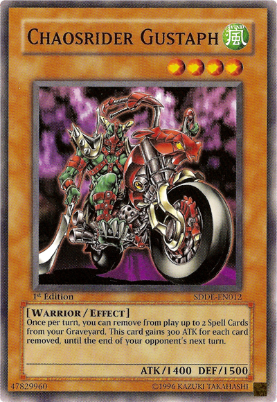 Chaosrider Gustaph [SDDE-EN012] Common | Good Games Adelaide SA