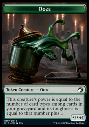 Ooze Token [Innistrad: Midnight Hunt Tokens] | Good Games Adelaide SA