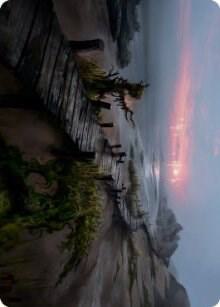 Deserted Beach Art Card 71 (Art Series: Innistrad: Midnight Hunt)  | Good Games Adelaide SA