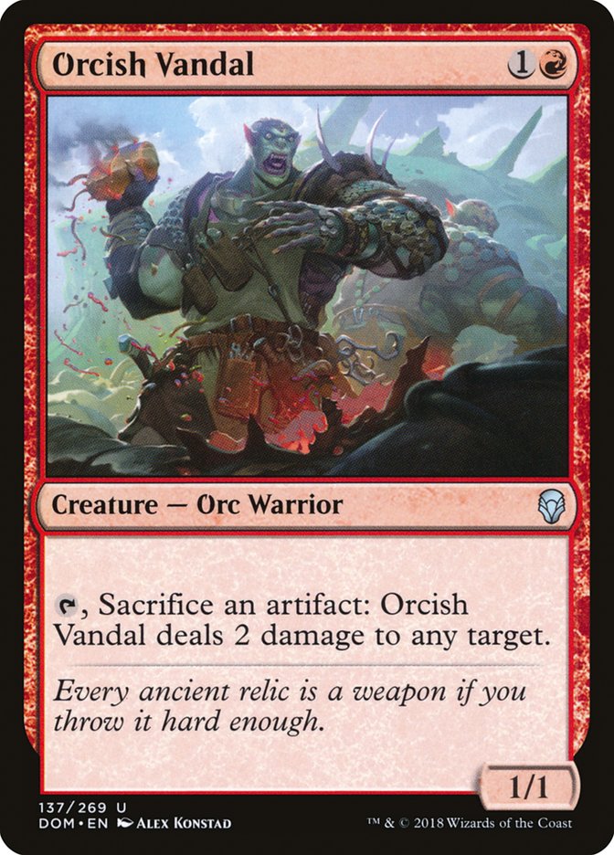 Orcish Vandal [Dominaria] | Good Games Adelaide SA
