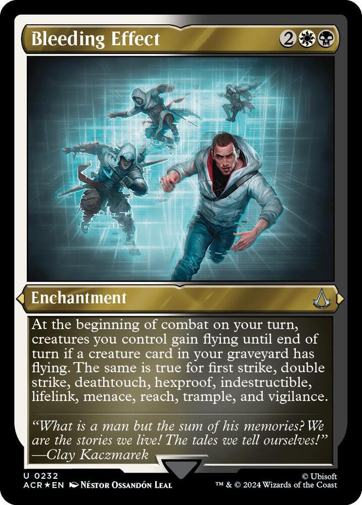 Bleeding Effect 232 (Universes Beyond: Assassin's Creed)  - Foil | Good Games Adelaide SA