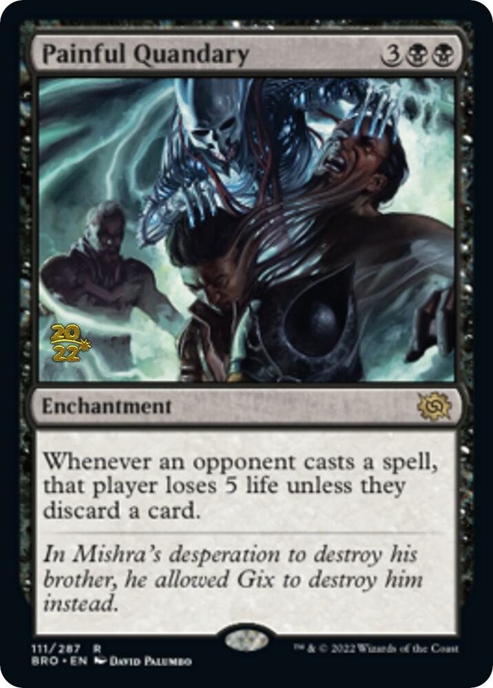 Painful Quandary BRO 111 (Prerelease Cards)  - Foil | Good Games Adelaide SA