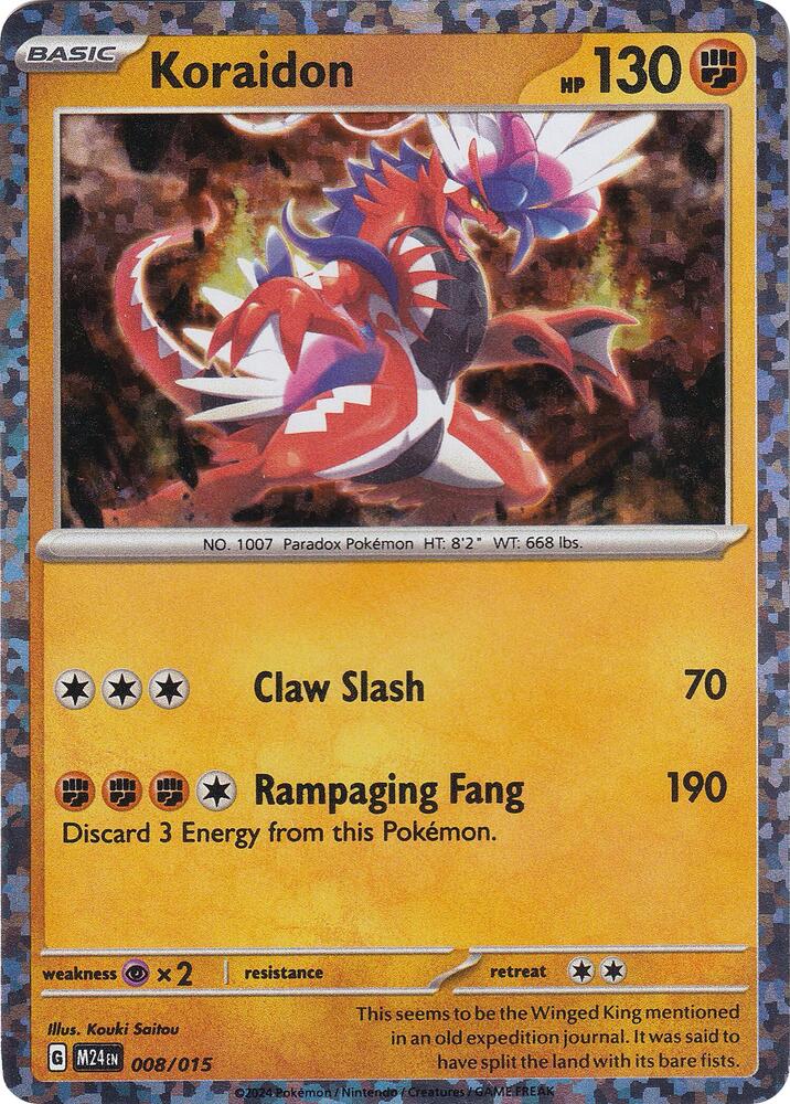 Koraidon 008/015 (McDonald's Promos 2024)  - Holofoil | Good Games Adelaide SA