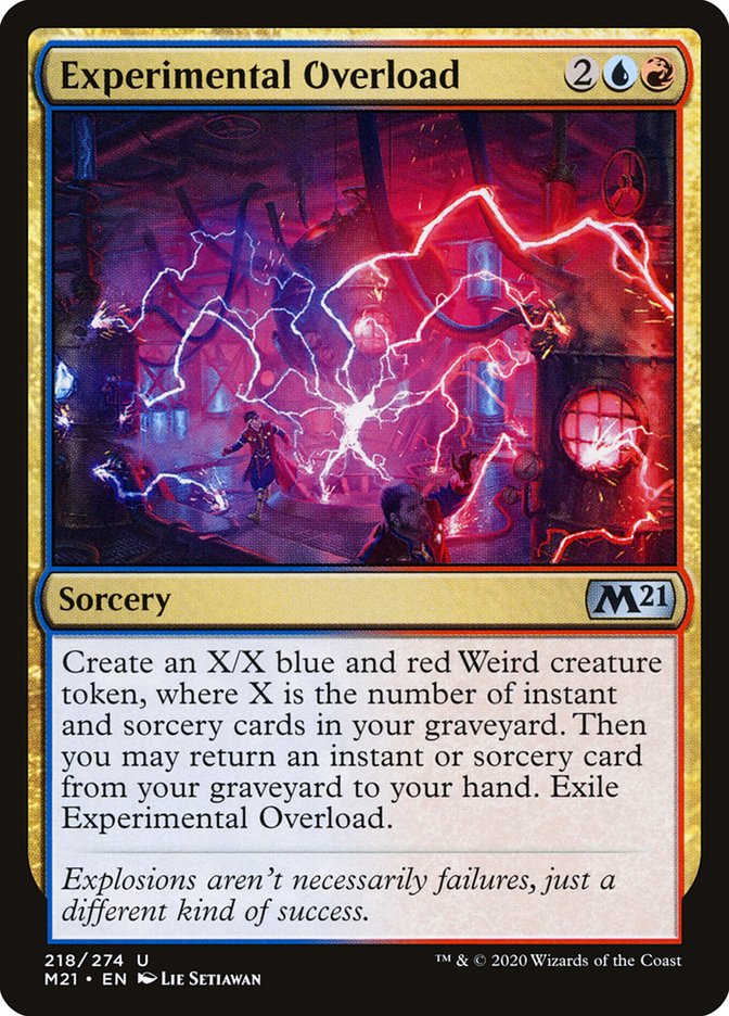Experimental Overload 218 (Core Set 2021)  - Foil | Good Games Adelaide SA