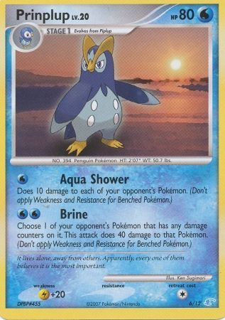 Prinplup (6/12) [Diamond & Pearl: Trainer Kit - Manaphy] | Good Games Adelaide SA