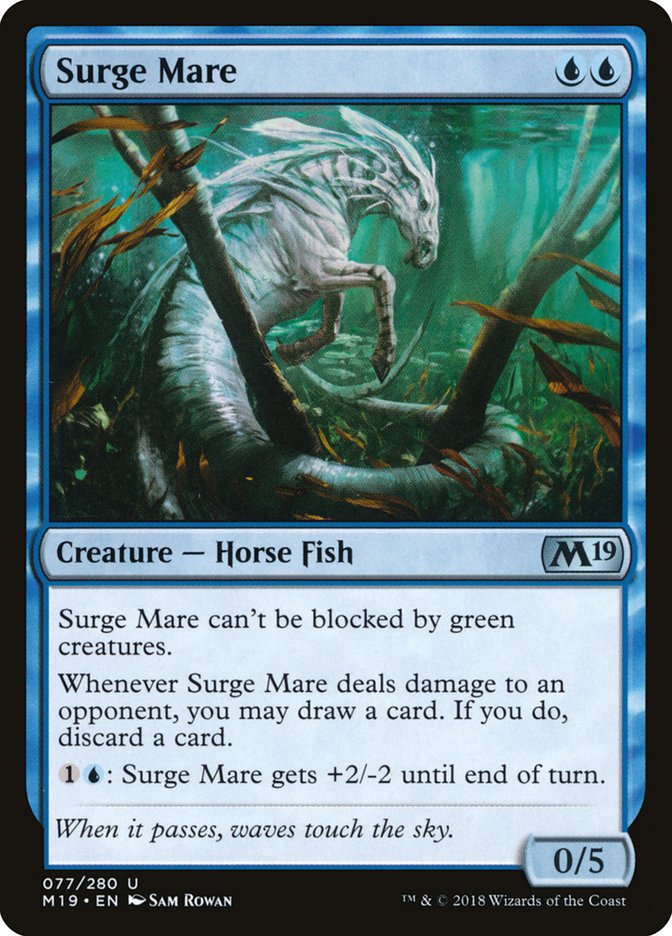 Surge Mare 77 (Core Set 2019)  - Foil | Good Games Adelaide SA
