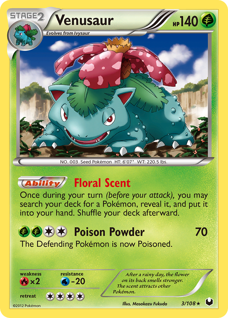 Venusaur (3/108) [Black & White: Dark Explorers] | Good Games Adelaide SA