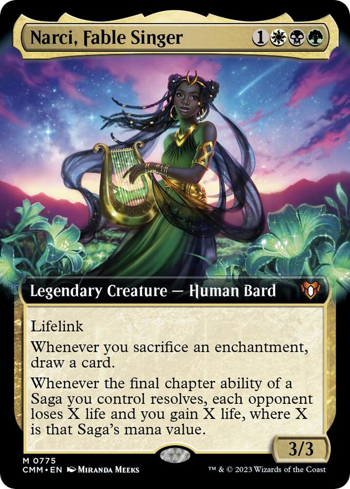 Narci, Fable Singer 775 (Commander Masters)  - Extended Art | Good Games Adelaide SA