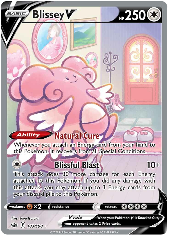 Blissey V (183/198) [Sword & Shield: Chilling Reign] | Good Games Adelaide SA