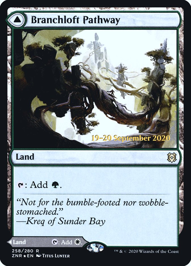 Branchloft Pathway // Boulderloft Pathway 258 (Prerelease Cards)  - Foil | Good Games Adelaide SA