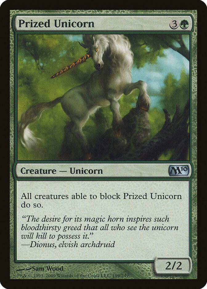 Prized Unicorn 199 (Magic 2010 (M10))  | Good Games Adelaide SA