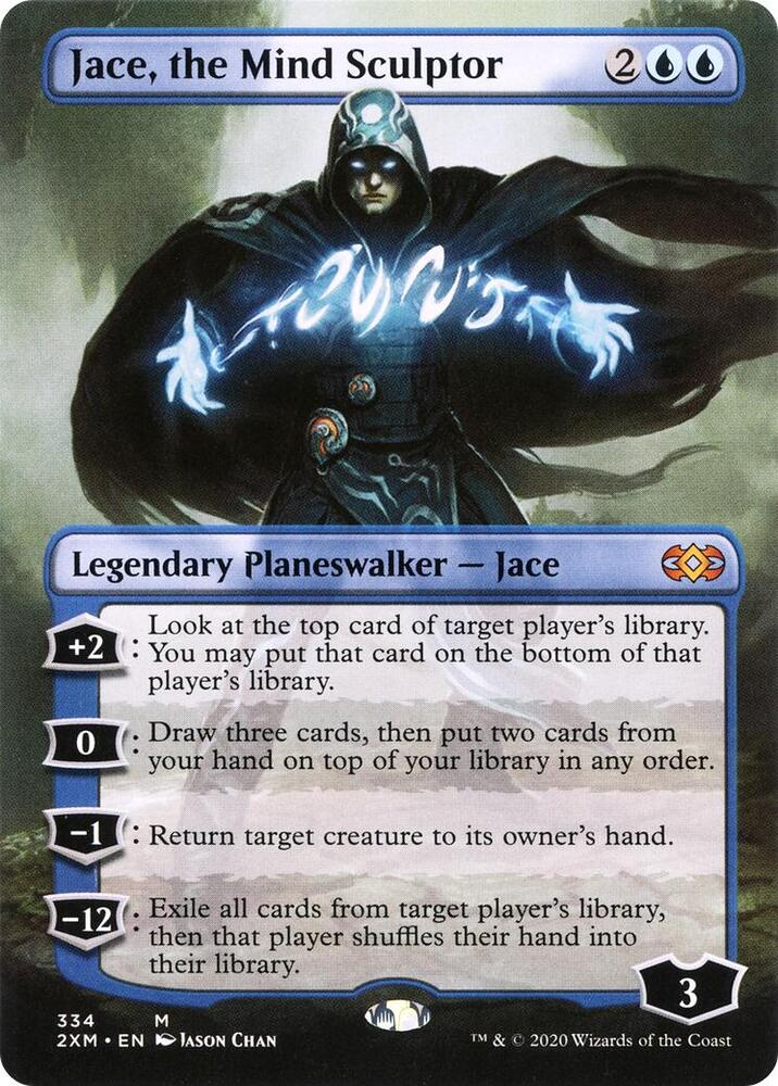 Jace the Mind Sculptor Borderless 334 (Double Masters)  | Good Games Adelaide SA