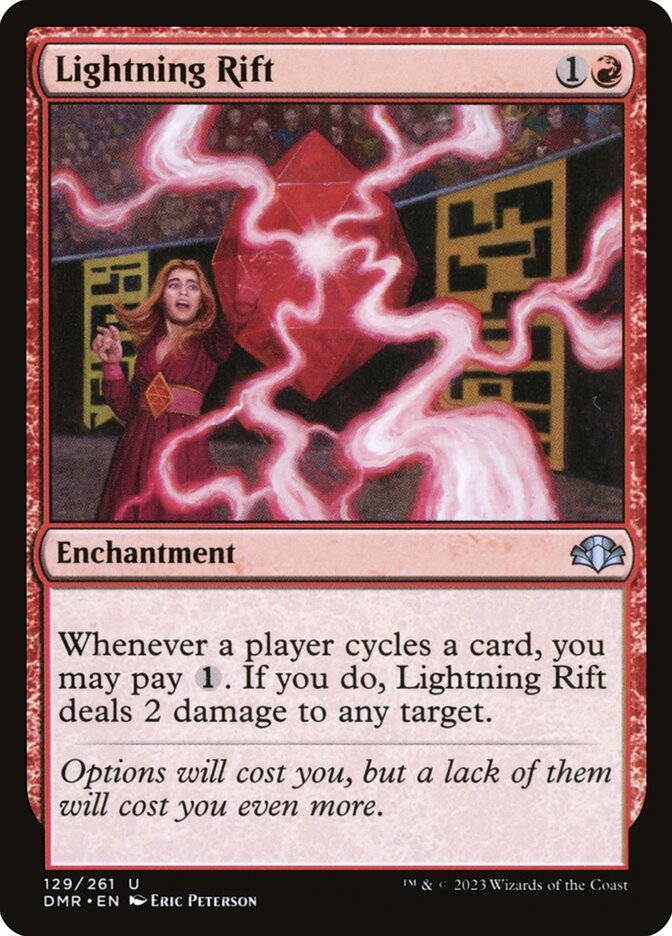 Lightning Rift 129 (Dominaria Remastered)  - Foil | Good Games Adelaide SA