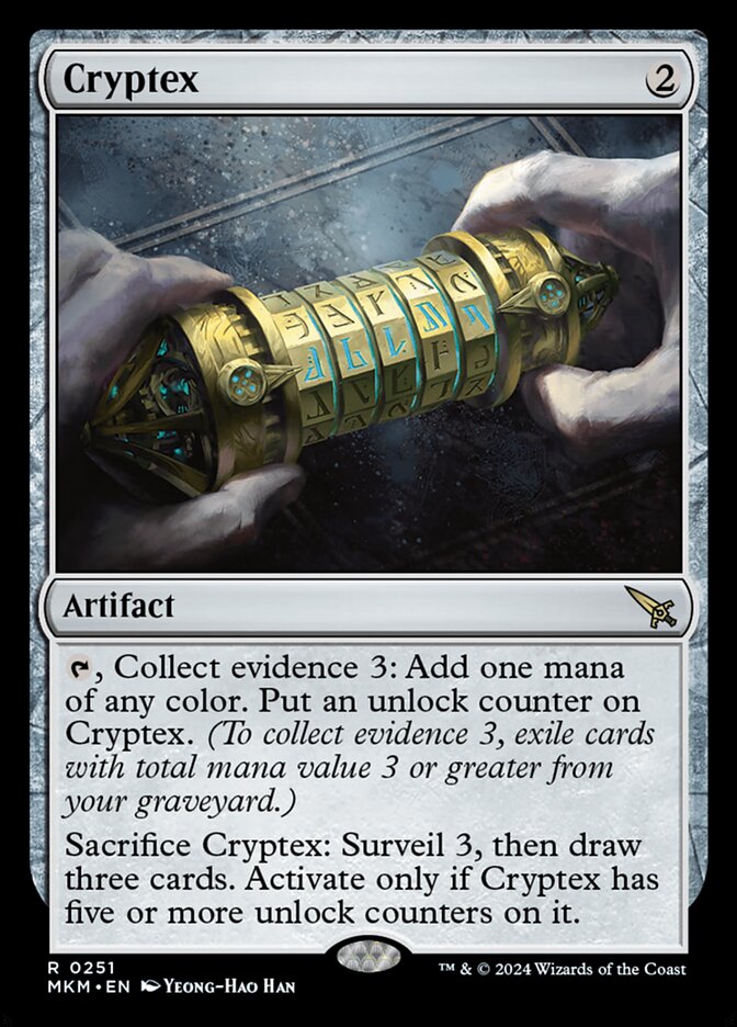 Cryptex 251 (Murders at Karlov Manor)  - Foil | Good Games Adelaide SA