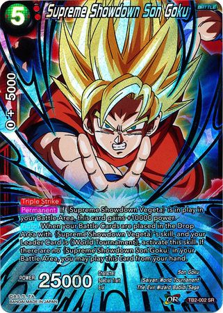 Supreme Showdown Son Goku [TB2-002] | Good Games Adelaide SA