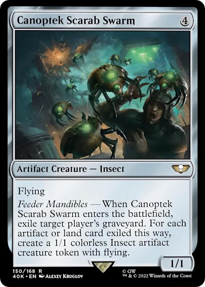 Canoptek Scarab Swarm Surge Foil 150 (Universes Beyond: Warhammer 40,000)  - Foil | Good Games Adelaide SA
