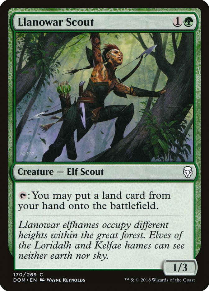 Llanowar Scout [Dominaria] | Good Games Adelaide SA
