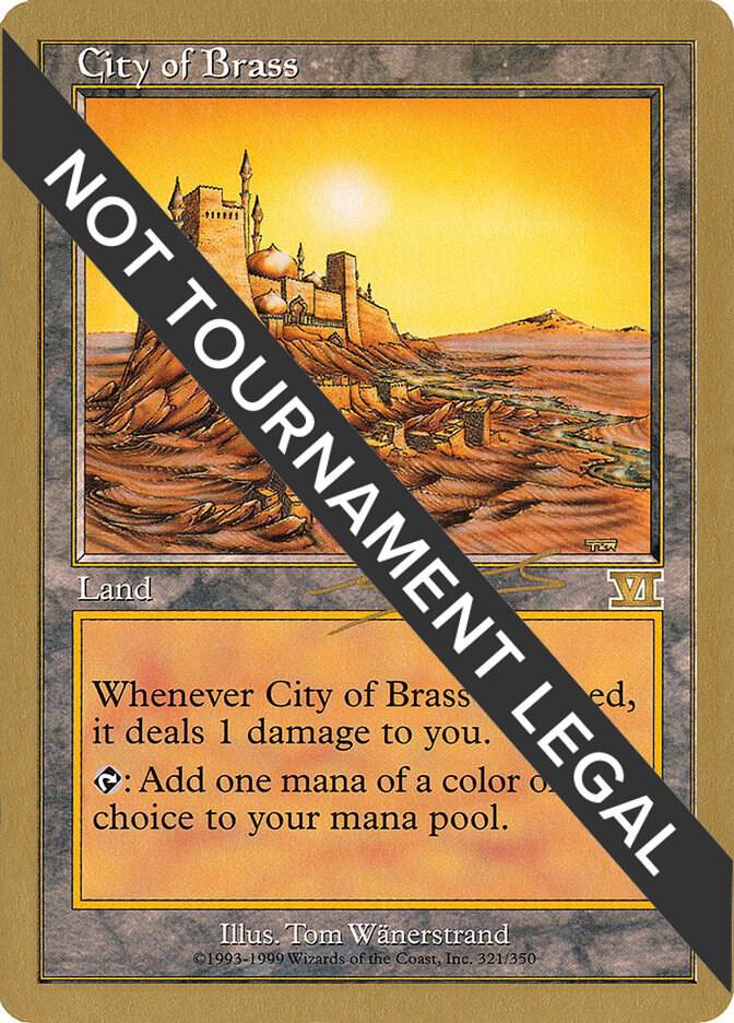 City of Brass 2000 Nicolas Labarre 6ED  (World Championship Decks)  | Good Games Adelaide SA