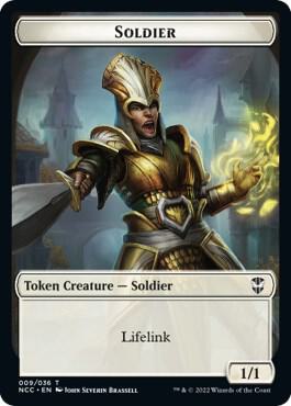 Soldier Cat Beast Double Sided Token 9 // 4 (Commander: Streets of New Capenna)  | Good Games Adelaide SA