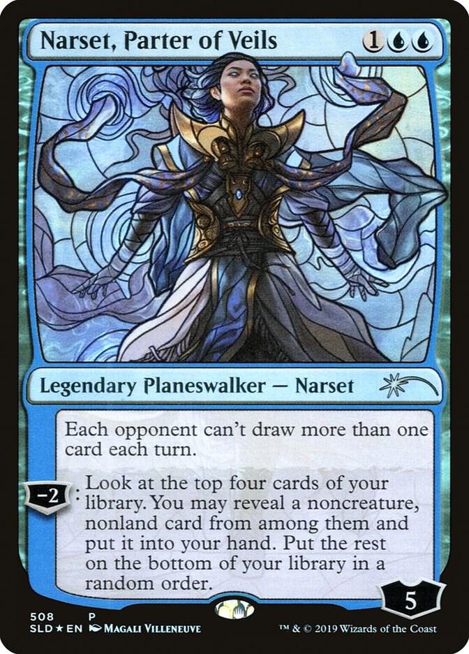 Narset Parter of Veils Stained Glass 508 (Secret Lair Drop Series)  - Foil | Good Games Adelaide SA