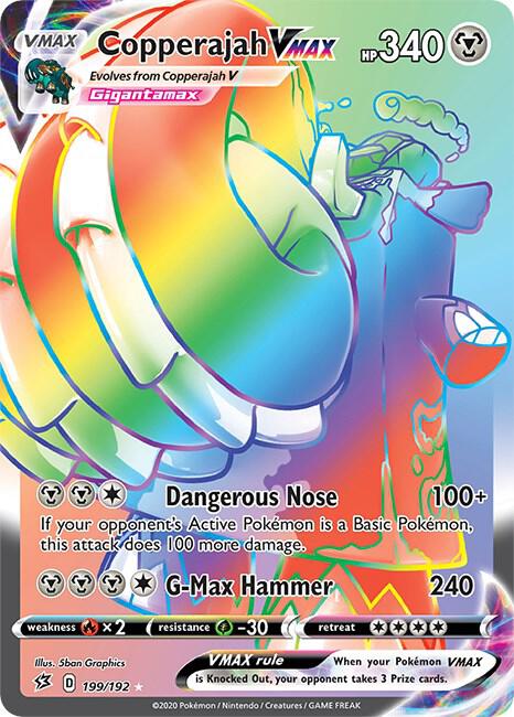 Copperajah VMAX Secret 199/192 (SWSH02: Rebel Clash)  - Holofoil | Good Games Adelaide SA