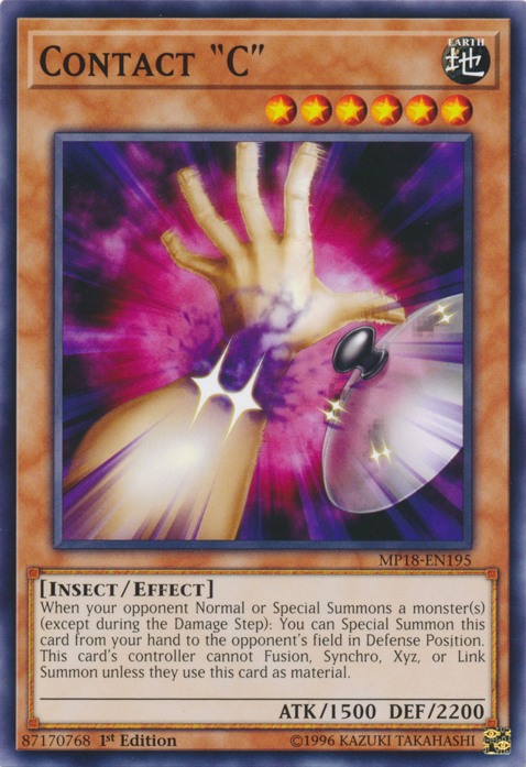 Contact "C" [MP18-EN195] Common | Good Games Adelaide SA
