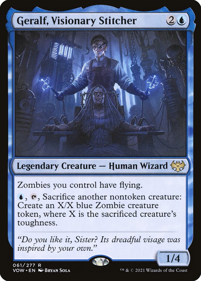 Geralf, Visionary Stitcher 61 (Innistrad: Crimson Vow)  | Good Games Adelaide SA