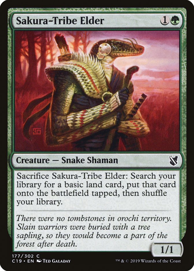 Sakura-Tribe Elder [Commander 2019] | Good Games Adelaide SA