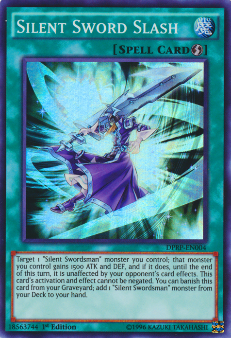 Silent Sword Slash [DPRP-EN004] Super Rare | Good Games Adelaide SA