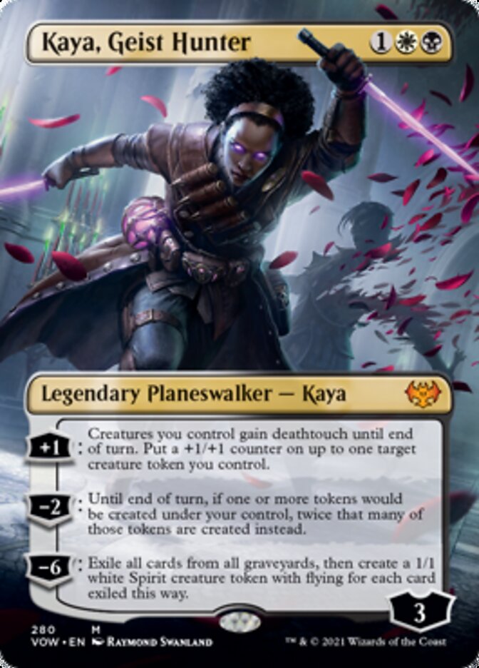 Kaya, Geist Hunter (Borderless) [Innistrad: Crimson Vow] | Good Games Adelaide SA