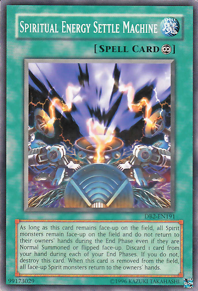 Spiritual Energy Settle Machine [DB2-EN191] Common | Good Games Adelaide SA