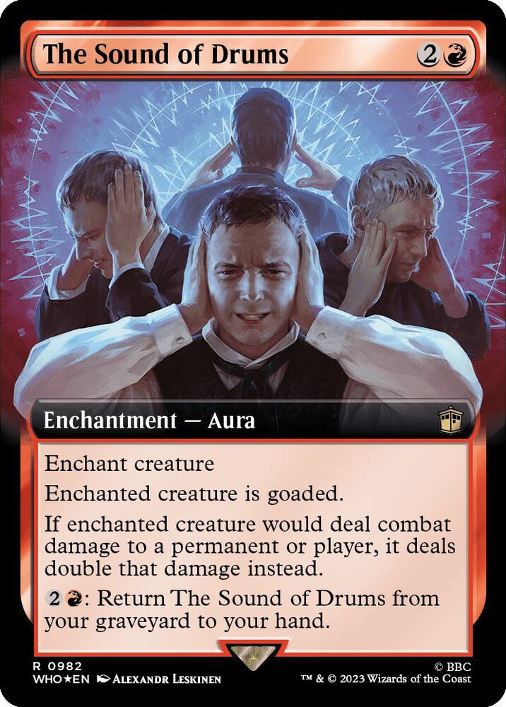 The Sound of Drums 982 (Universes Beyond: Doctor Who)  - Foil | Good Games Adelaide SA