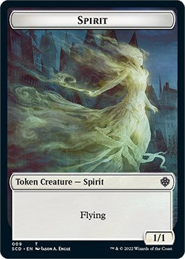 Cat Bird // Spirit Double-Sided Token [Starter Commander Decks] | Good Games Adelaide SA