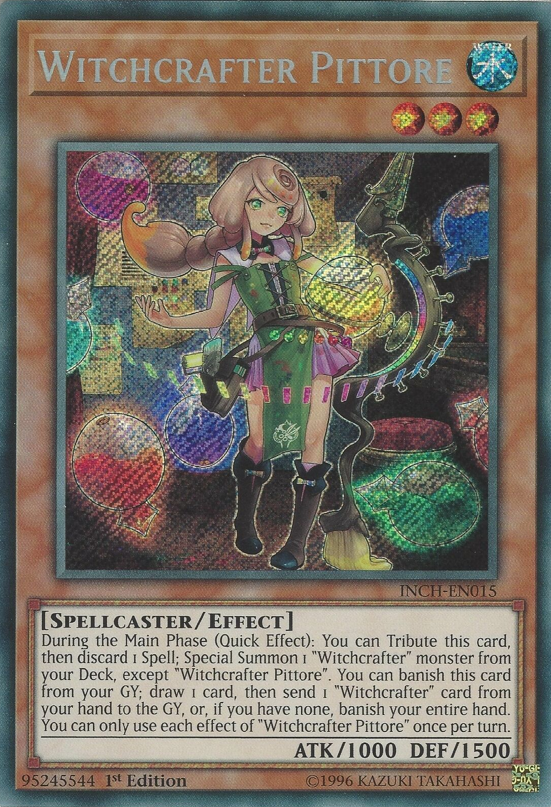 Witchcrafter Pittore [INCH-EN015] Secret Rare | Good Games Adelaide SA