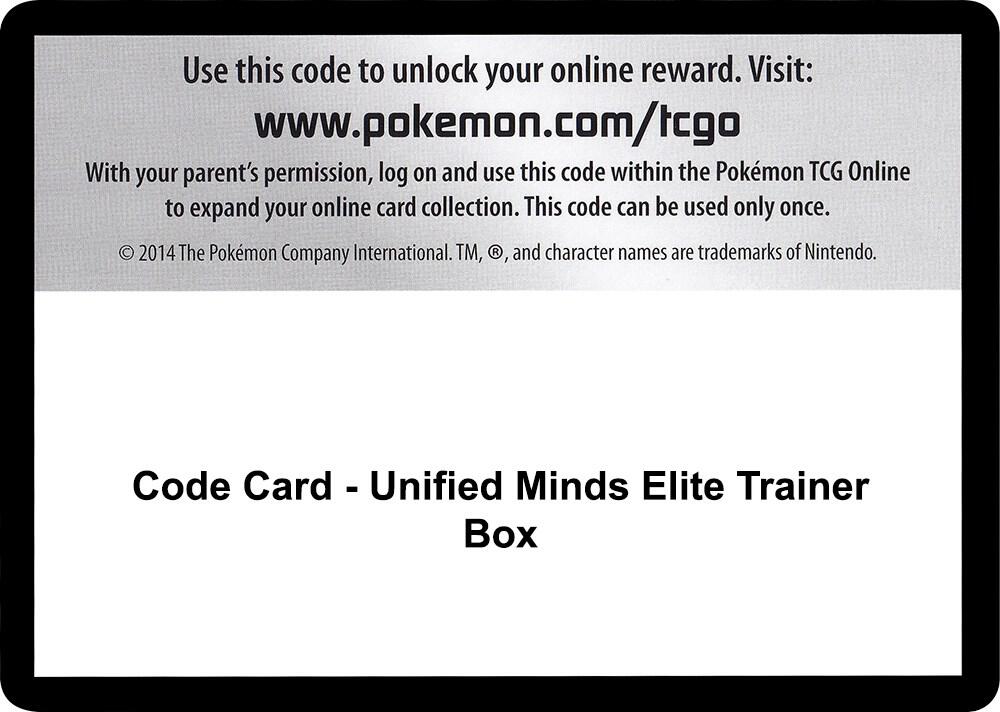 Code Card Unified Minds Elite Trainer Box  (SM - Unified Minds)  | Good Games Adelaide SA