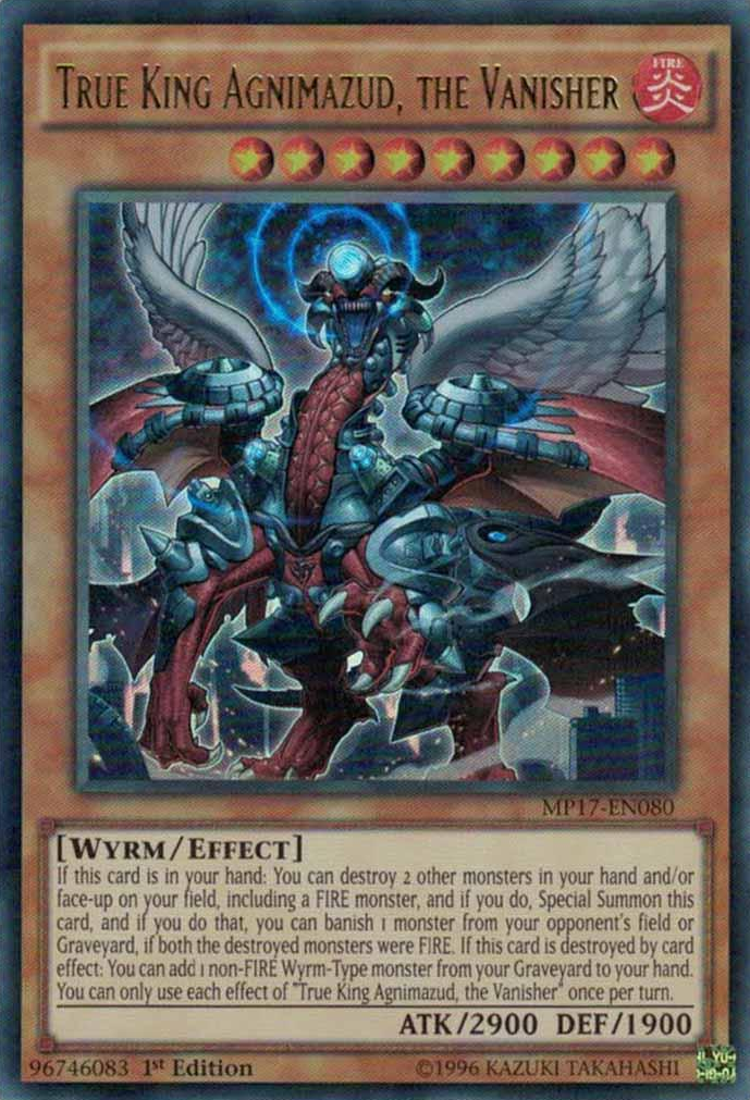 True King Agnimazud, the Vanisher [MP17-EN080] Ultra Rare | Good Games Adelaide SA