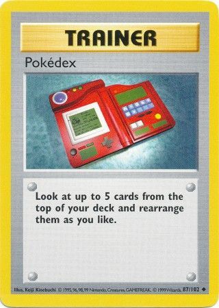 Pokedex (87/102) [Base Set Shadowless Unlimited] | Good Games Adelaide SA