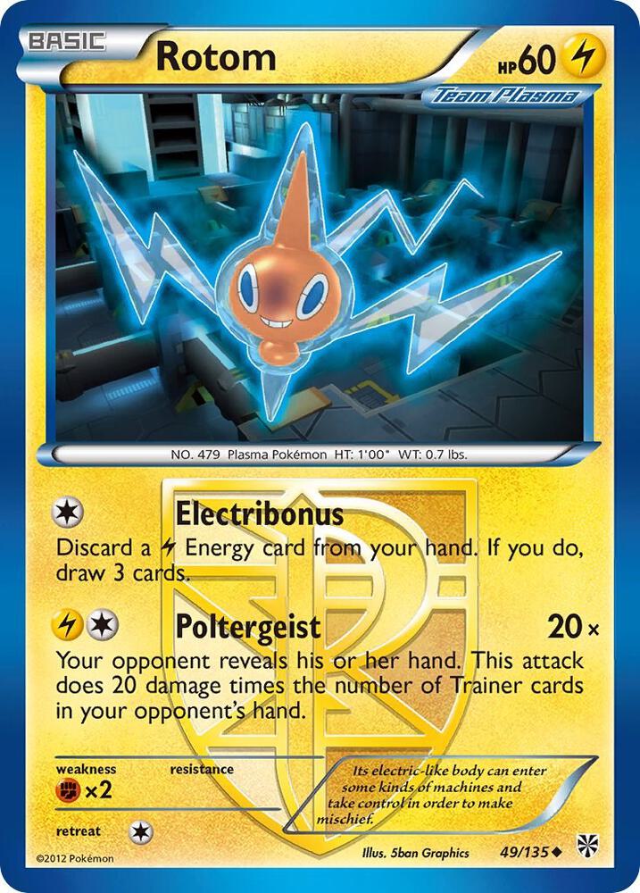 Rotom Team Plasma 49/135 (Plasma Storm)  | Good Games Adelaide SA
