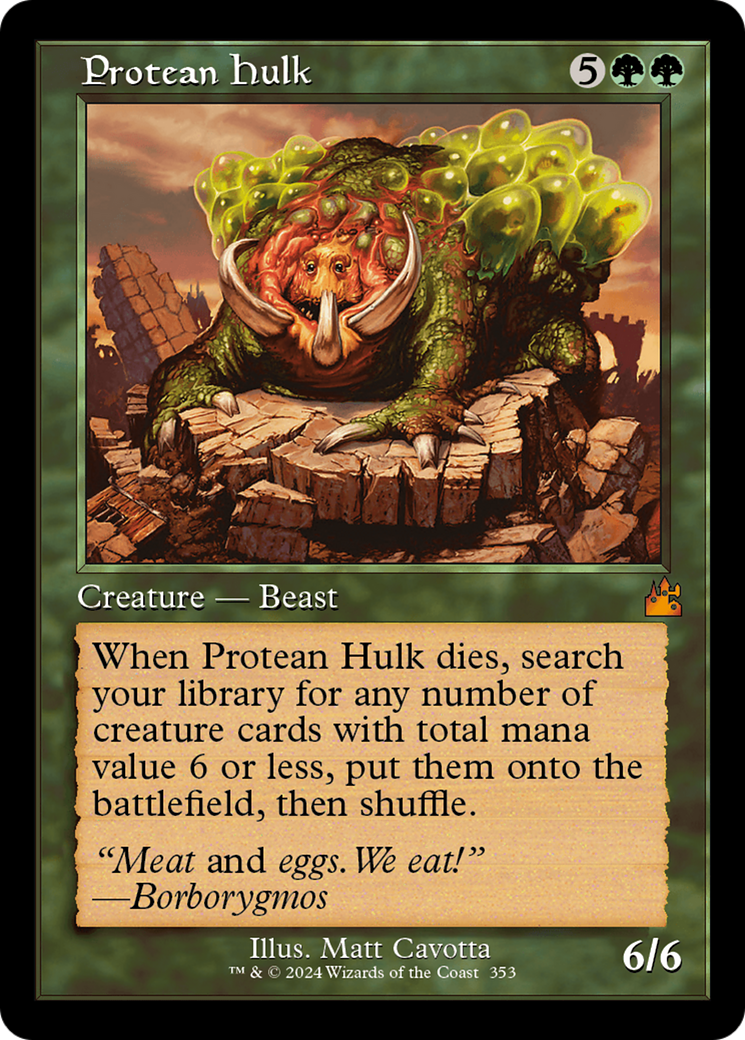 Protean Hulk (Retro Frame) [Ravnica Remastered] | Good Games Adelaide SA