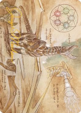 Ramos Dragon Engine Art Card Gold Stamped Signature 74 (Art Series: The Brothers' War)  | Good Games Adelaide SA