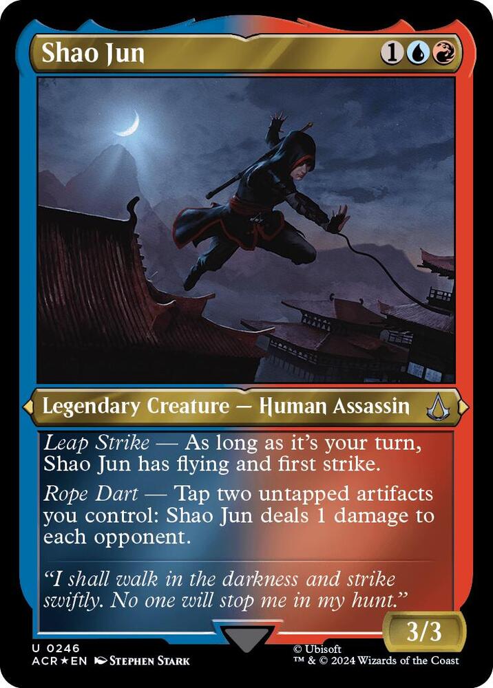 Shao Jun 246 (Universes Beyond: Assassin's Creed)  - Foil | Good Games Adelaide SA