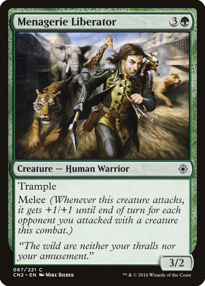 Menagerie Liberator 67 (Conspiracy: Take the Crown)  - Foil | Good Games Adelaide SA