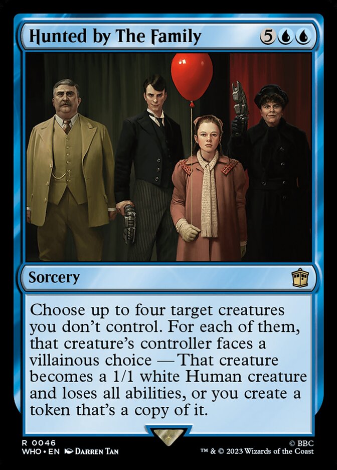 Hunted by The Family 46 (Universes Beyond: Doctor Who)  - Foil | Good Games Adelaide SA
