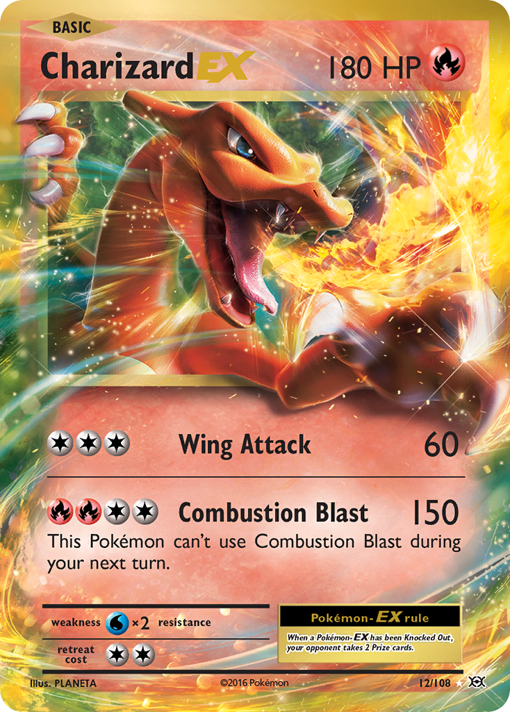 Charizard EX (12/108) [XY: Evolutions] | Good Games Adelaide SA