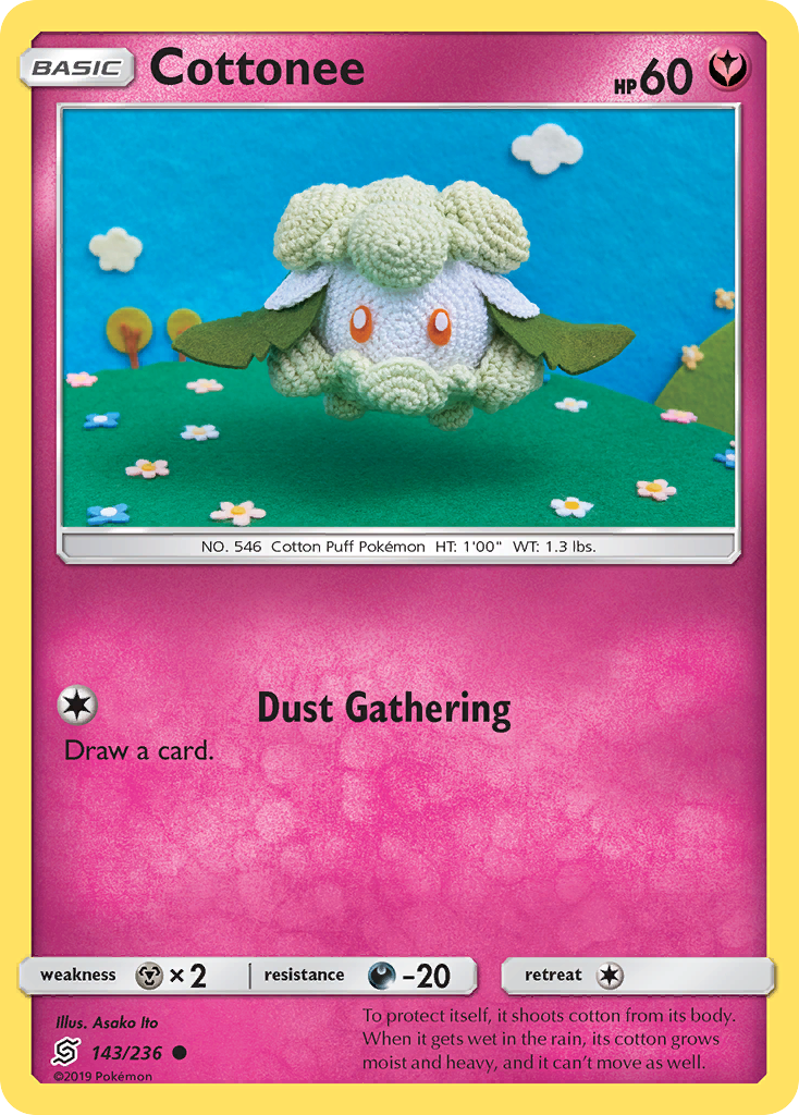 Cottonee (143/236) [Sun & Moon: Unified Minds] | Good Games Adelaide SA