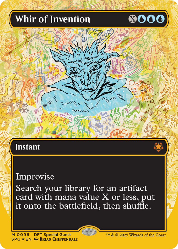Whir of Invention (Borderless) (First-Place Foil) [Aetherdrift Special Guests] | Good Games Adelaide SA
