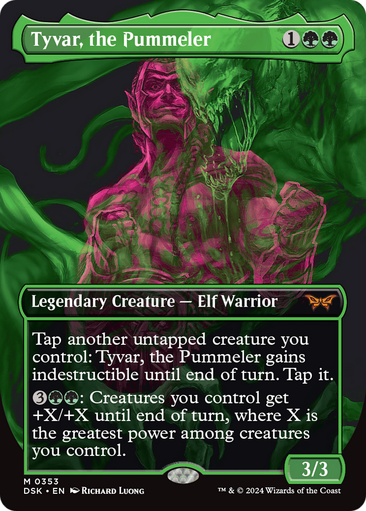 Tyvar, the Pummeler (Full Art) (Double Exposure Showcase) [Duskmourn: House of Horror] | Good Games Adelaide SA