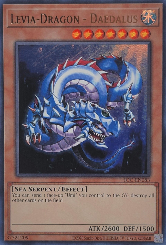 Levia-Dragon - Daedalus (25th Anniversary) [IOC-EN083] Ultra Rare | Good Games Adelaide SA