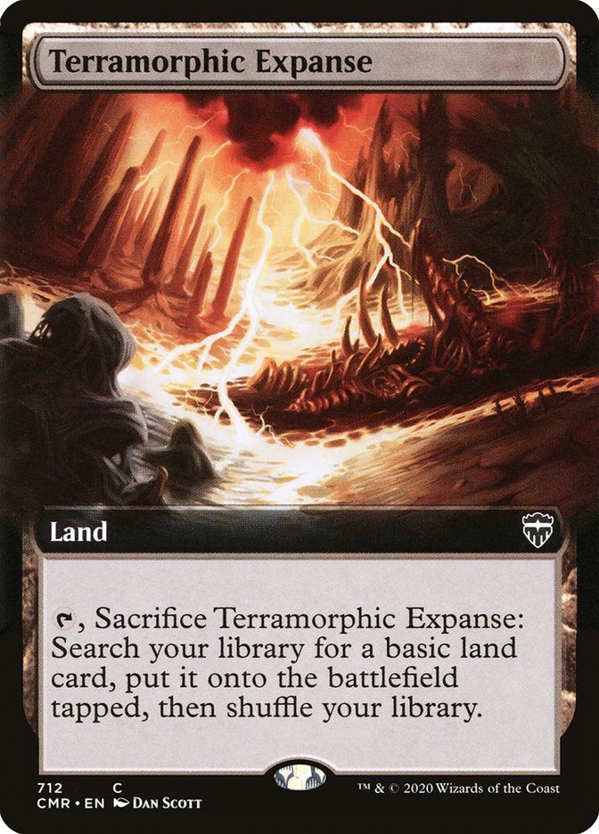 Terramorphic Expanse (Extended Art) [Commander Legends] | Good Games Adelaide SA