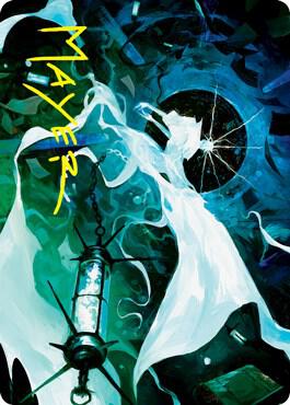 Thirst for Discovery Art Card Gold Stamped Signature 25 (Art Series: Innistrad: Crimson Vow)  | Good Games Adelaide SA
